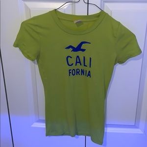 Lime Green Hollister Shirt (XS)